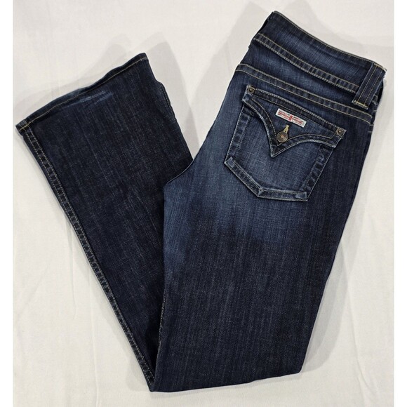 Hudson Womens Jeans Signature Petite Bootcut Mid Rise Flap Pockets Elm Size 31 - Picture 5 of 16